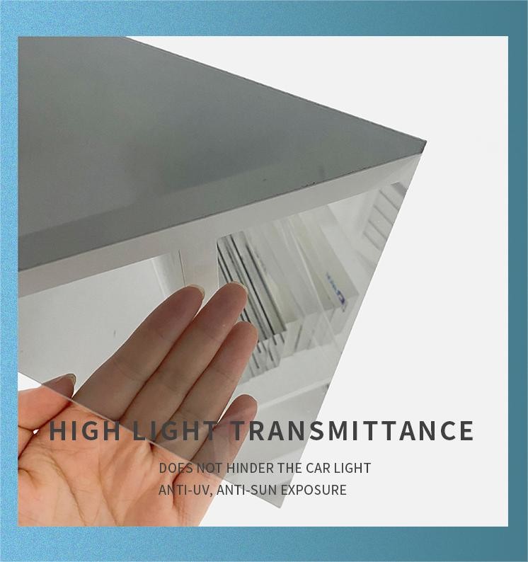 Durable Recreational Vehicle Windshield Plastic Sheet With 92% Light Transmittance