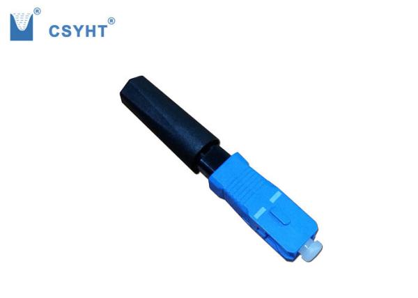 Quick Connect Fiber Optic Connectors , Single Mode Fiber Connectors In FTTH