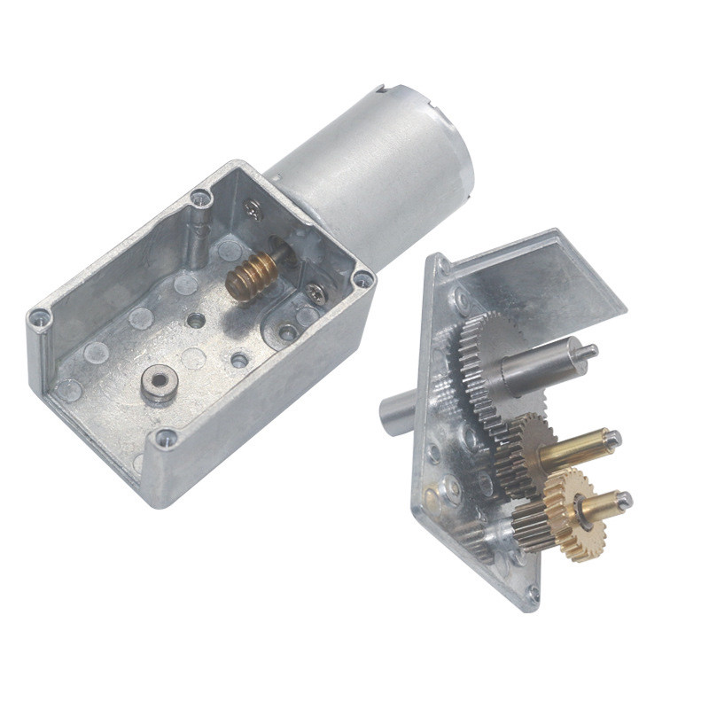 12V Brushless DC Worm Gear Motors 90D Worm Gearbox Reducer ODM OEM