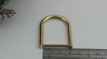 High quality metal adjuster d ring buckle,easy datechable bag strap buckle 28mm