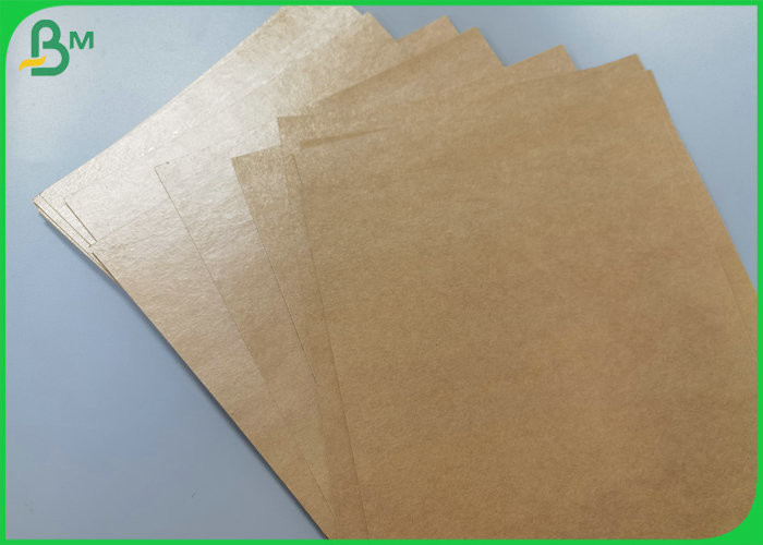 Virgin Pulp 300gsm + 16g Unbleached Kraft Paper For Food Packaging Waterproof