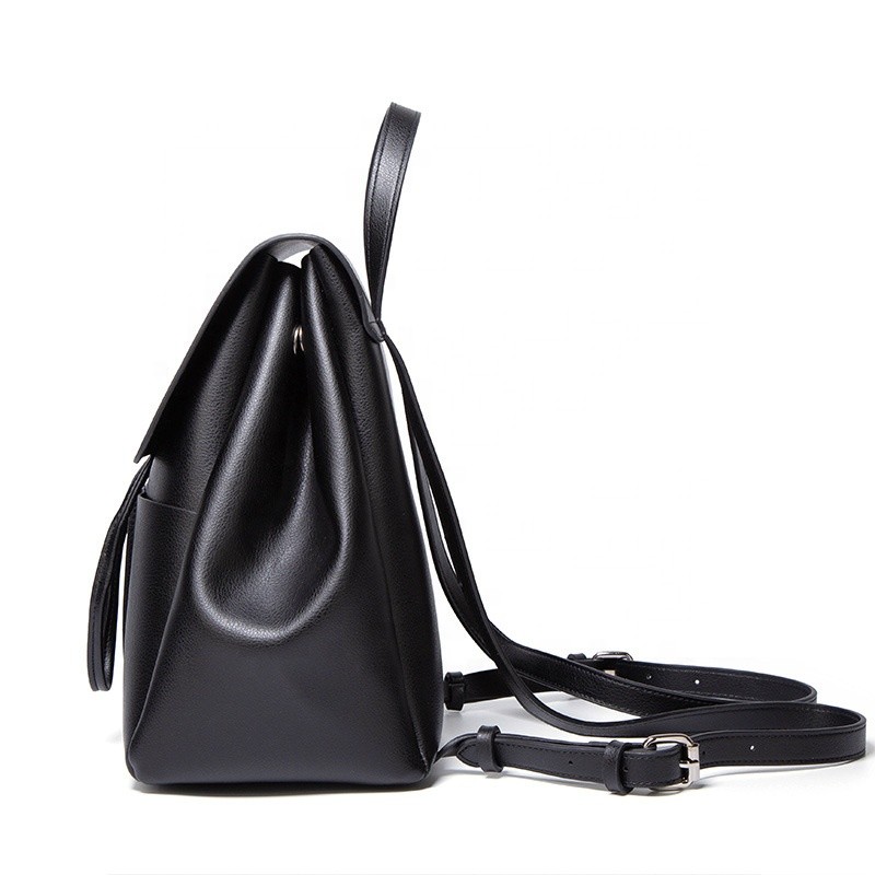 Latest Hot Drop Shipping Women Classic Casual Students Custom Logo Leather Backpack Bag