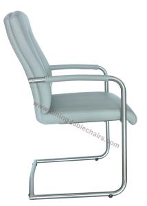 Wholesale Polyurethane PU Upholstered Stainless Dining Chair Livingroom Chair Leisure Chair from china suppliers