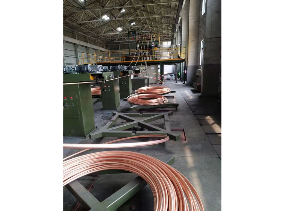 600tons Copper Oven 8mm Brass Copper Rod Upward Continuous Casting Machine