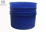 M5000L Rotomolding Products , Open Top Circular Blue 1300 Gallon Aquaponics