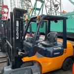 Versatile 3.5t Used Mining Forklift 4-Wheel Drive Toyota Diesel for Material