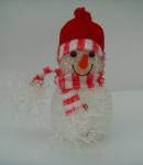 Multi Color EVA LED Flashing Snowman Toy For Christmas Indoor Outdoor Decoration