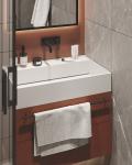 Modern Style Storage Cabinet Bathroom Wall Mounted Wooden Support for Custom