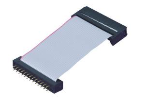 Wholesale FC 2.0mm Flat Ribbon Cable Grey Color , 30 Pin Ribbon Cable Aircraft Head Plug from china suppliers