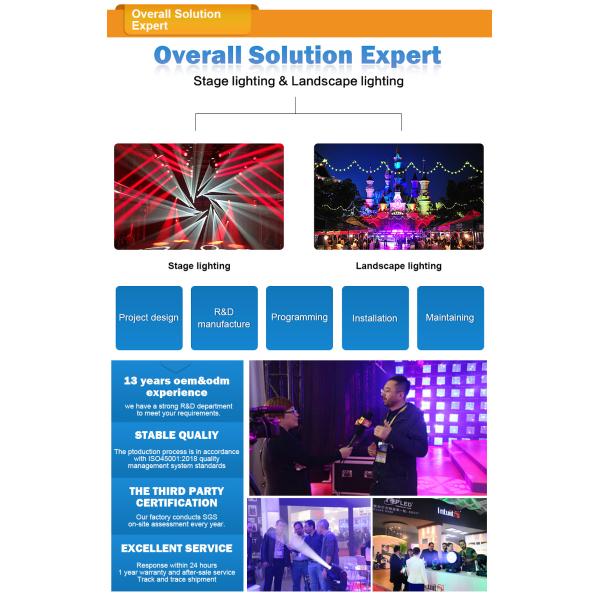200W IP65 Outdoor Gobo LED Logo Projector Light for theme parks