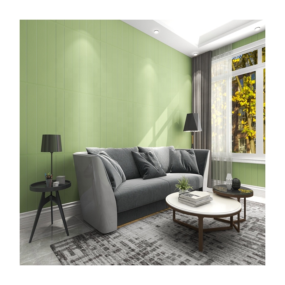Self Adhesive PE Foam Brick Wallpaper Anti Collision 3D PE Foam Wallpaper