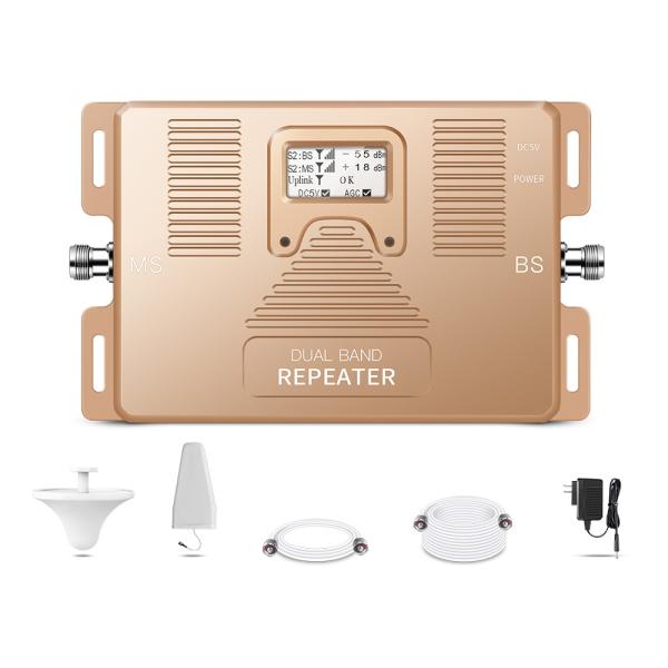 Metal Building Cell Phone Booster For 2G 4G 900MHZ 1800MHZ Cellular Signal