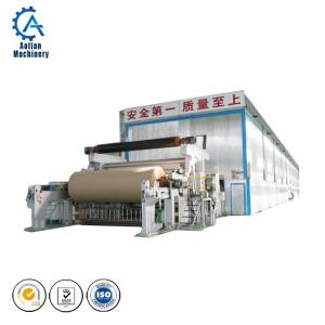 Wholesale Aotian Wheat Straw Pulp Kraft Paper Machine Cardboard Paper Machine Kraft Paper Production Line from china suppliers