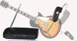 GT-150 competetive cheap price guitar wireless microphone UHF instrument micr