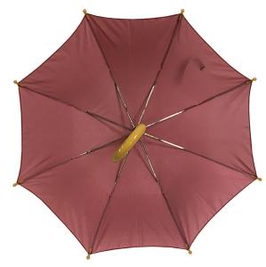 Wholesale Plastic Curved Handle 190T Polyester Kids Compact Umbrella 16''*8K from china suppliers