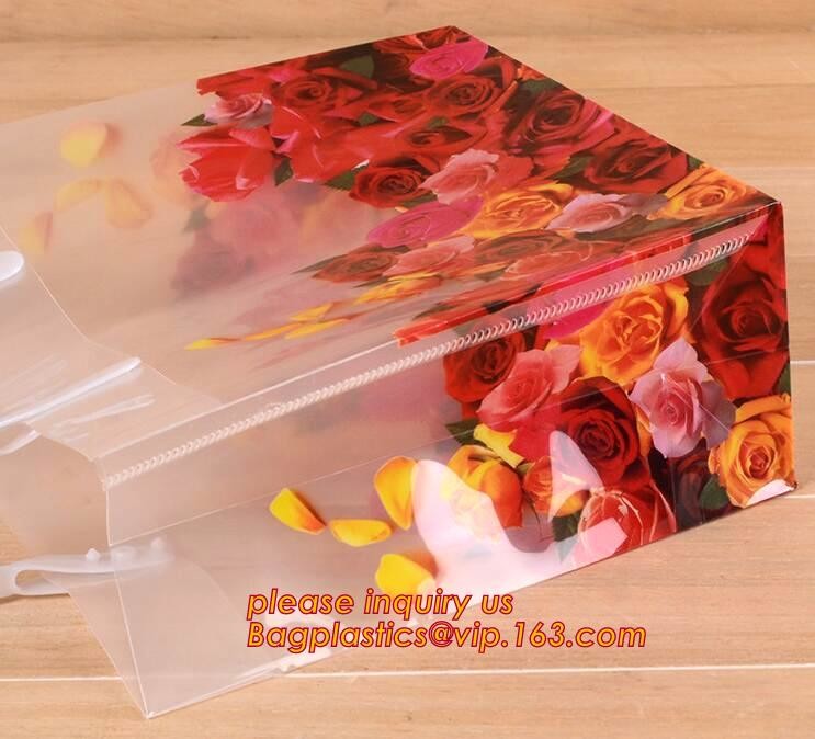 Wholesale Die Cut Handle Eco-Friendly Custom Design Shopping Gravure Printing Groceries Plastic Bags With Logo bagease