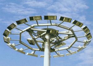 Wholesale 55m Hot dip galvanization ourdoor High Mast Pole for seaport lighting from china suppliers