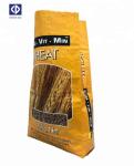 High Strength BOPP Laminated PP Woven Bags , Woven Polypropylene Feed Bags
