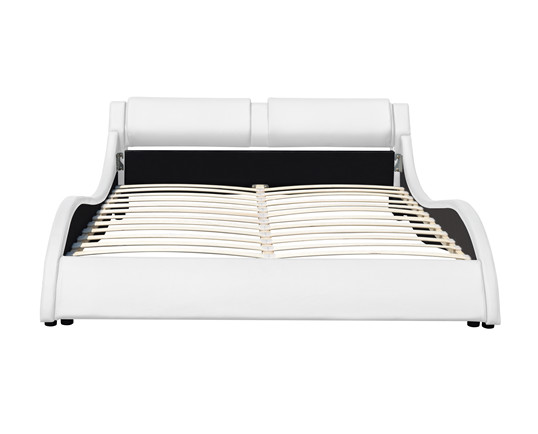 Footend LED Upholstered Bed
