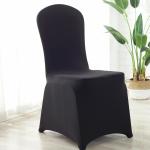White Red Blue Polyester Spandex Banquet Chair Covers