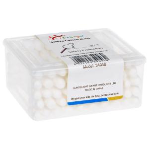 Wholesale ISO 50 Pcs White PP Baby Safety Cotton Buds from china suppliers