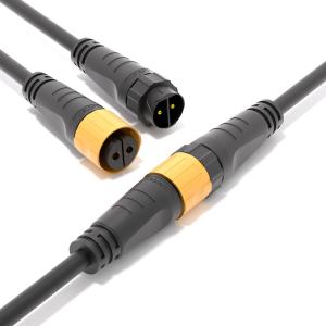 Wholesale Waterproof IP68 Electrical Male Female Connectors Self Locking Injection For Growth Light from china suppliers