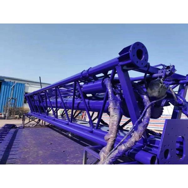 10 12M Twist Drop Tower Amusement Ride Blue Color With Led And Music Function