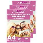 A4 Size Resin Coated Rough Matte Photographic Paper
