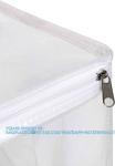Clear Organizer Storage Bag W/Strong Handles And Zippers For College, Moving