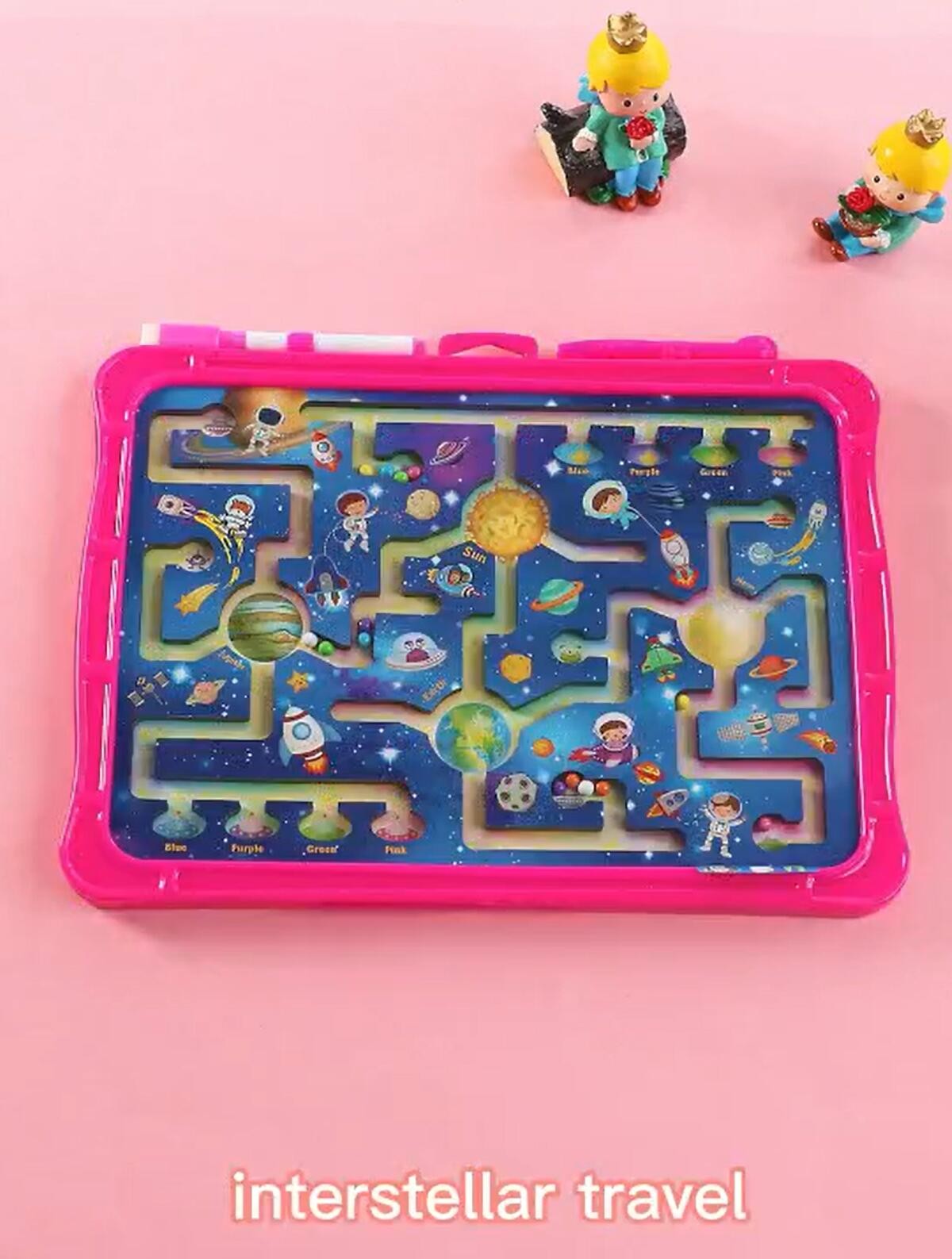 Toddler Magnetic Ball Maze Interactive Learning Toys Interstellar Travel for 3 year olds