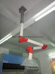 Aluminum Alloy Tube Laboratory Fittings Exhaust Arms Adjustable Joint Knob