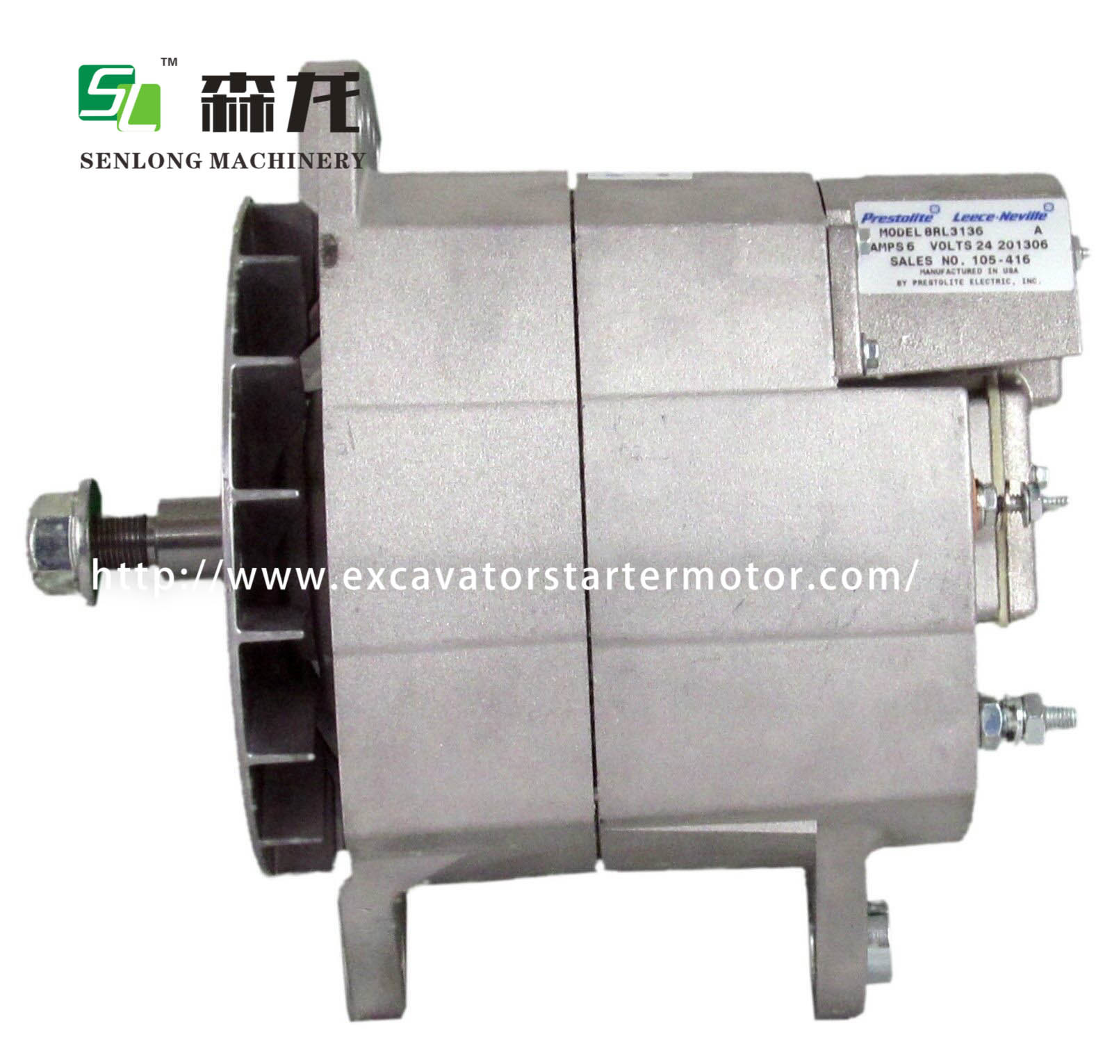 Alternator 24V 150A Heavy machinery Generator ALT0191P CAL11636GS 8SC3110VC18 8SC3110VC23 8SC3150VC 8SC3150VC95 8SC3200V