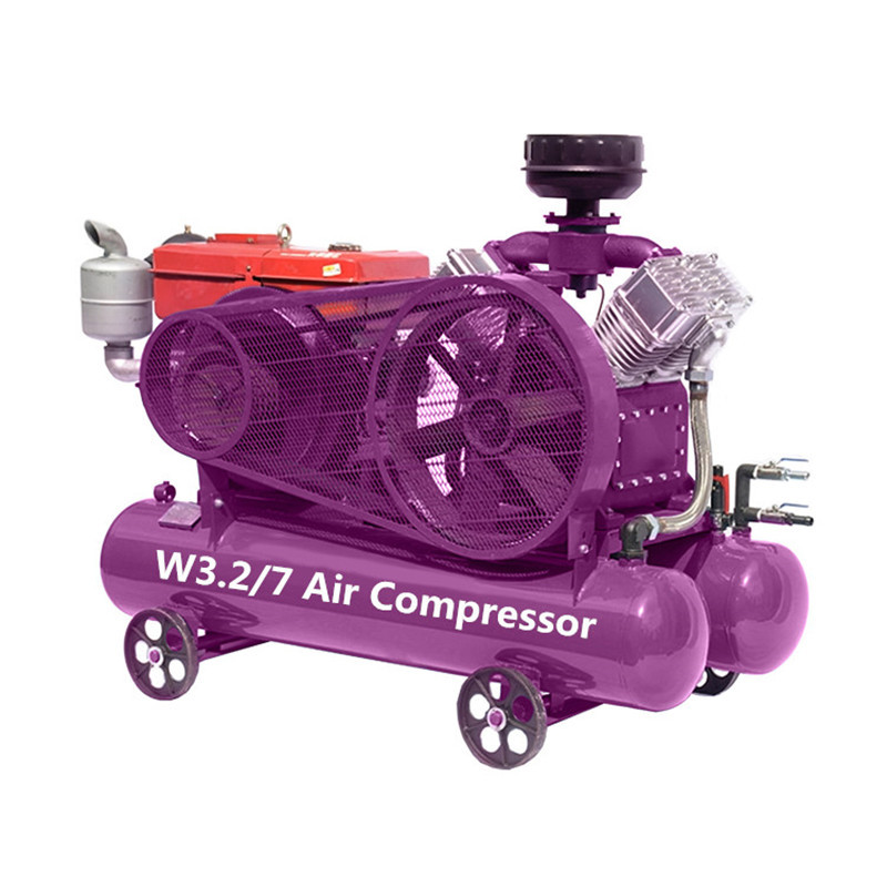 Compact Air Compressor 3 Cylinder Belt Driven Air Compressor Industrial Piston Air Compressor Machine