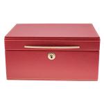 PU leather jewelry storage cheap packaging travel portable jewelry box thin