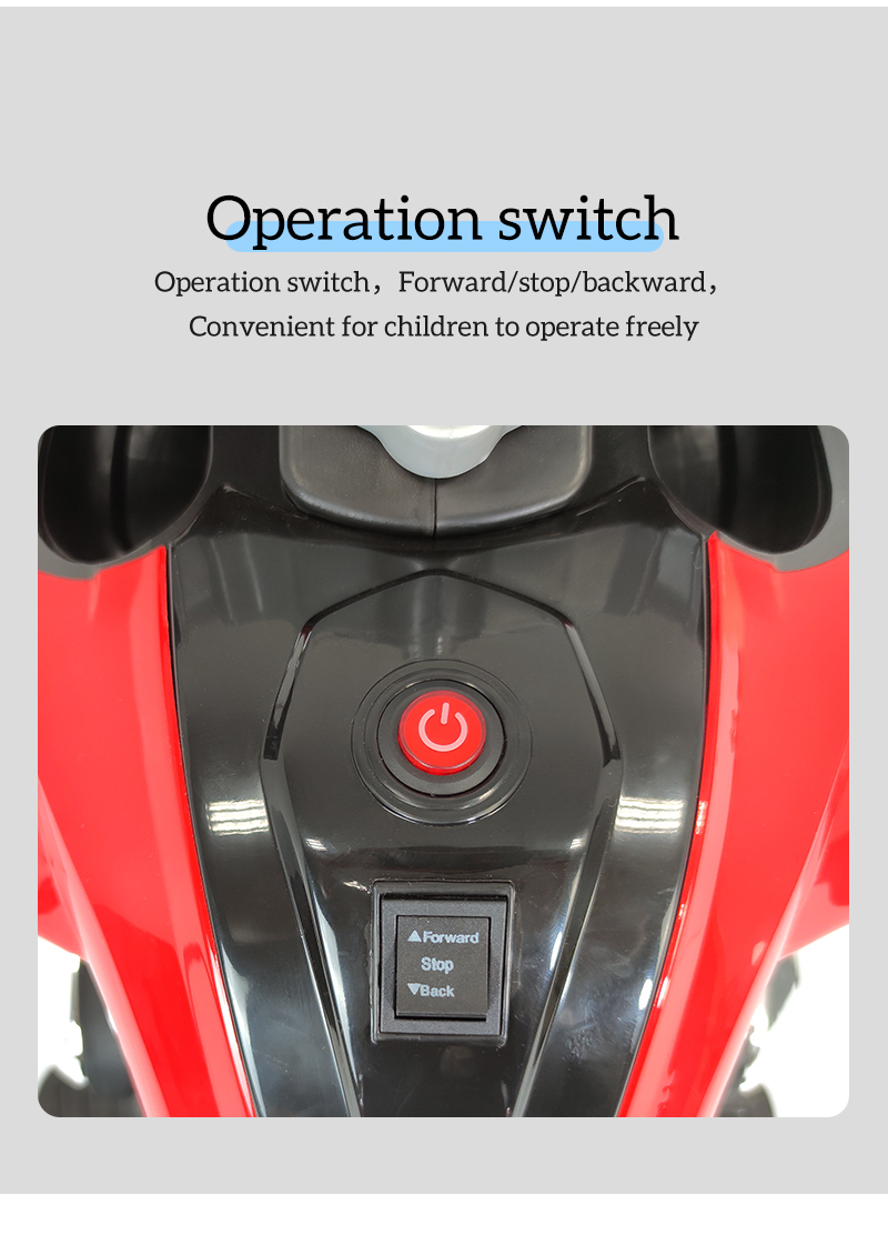 6v4*2 Children's Electric Ride On Motorcycles Tricycle Cars Toys for Kids Motor 380*2