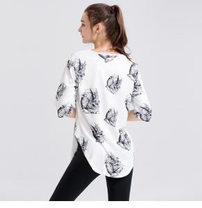 Wholesale XS-5XL Women'S 3 4 Sleeve T Shirts / Loose Fitting Workout Shirts from china suppliers