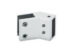 Anti Rust Stainless Steel Glass Clamps , Elegant Outlook Frameless Glass