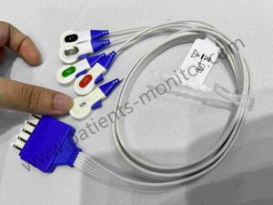 Wholesale Hospital Patient Monitor Accessories GE PHiliph Edan Goldway Disposable ECG Lead Wire from china suppliers
