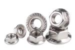 M8 M10 Stainless steel Hexagon Flange Nuts 1/4 5/16 ASTM A193 A194 Metal hex