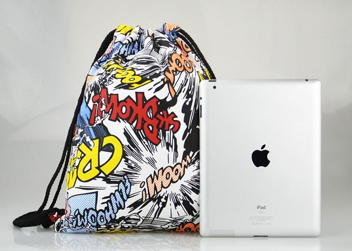 Water Resistant Sports Backpacks Wear Resistant Hot Transfer Printing