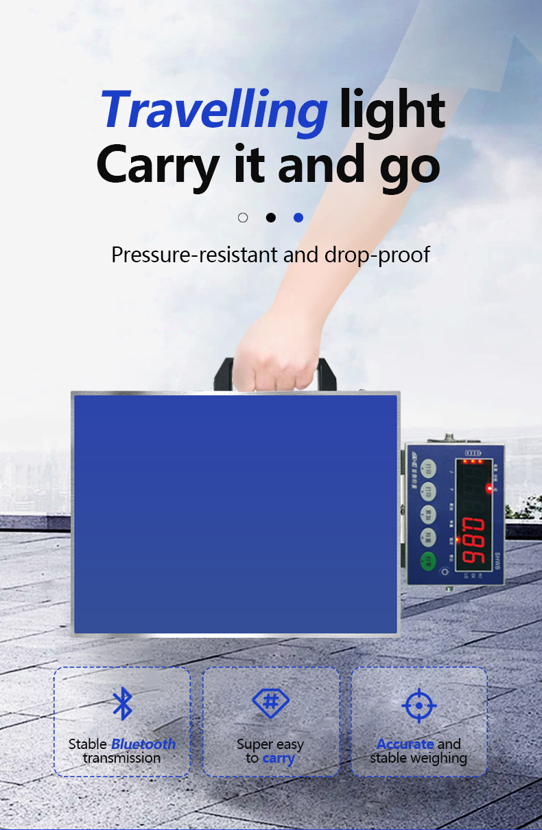 Portable and Easy to SOHE A1 100KG Industrial Weighing Scale Platform with Bluetooth