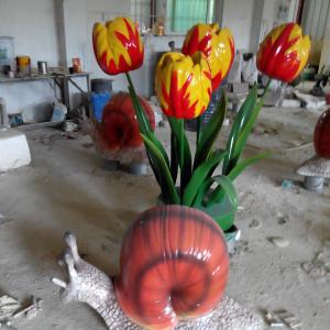 Wholesale 122thcanton fair customize size fiberglass large lotus flower model as decoration statue in garden /square / shop/ mall from china suppliers