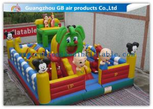 Wholesale Kids Inflatable Amusement Park Equipment , Inflatable Fun City For Toddlers from china suppliers