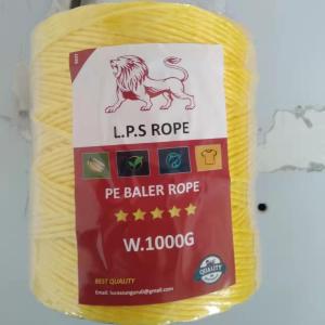 Wholesale 18KD Diameter 2mm Tanzania Polypropylene Baler Twine Yellow Color 4 Sizes from china suppliers