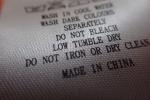 Washable Screen Printing Ribbon Care Woven Clothing Labels For Polo Shirt，Coat
