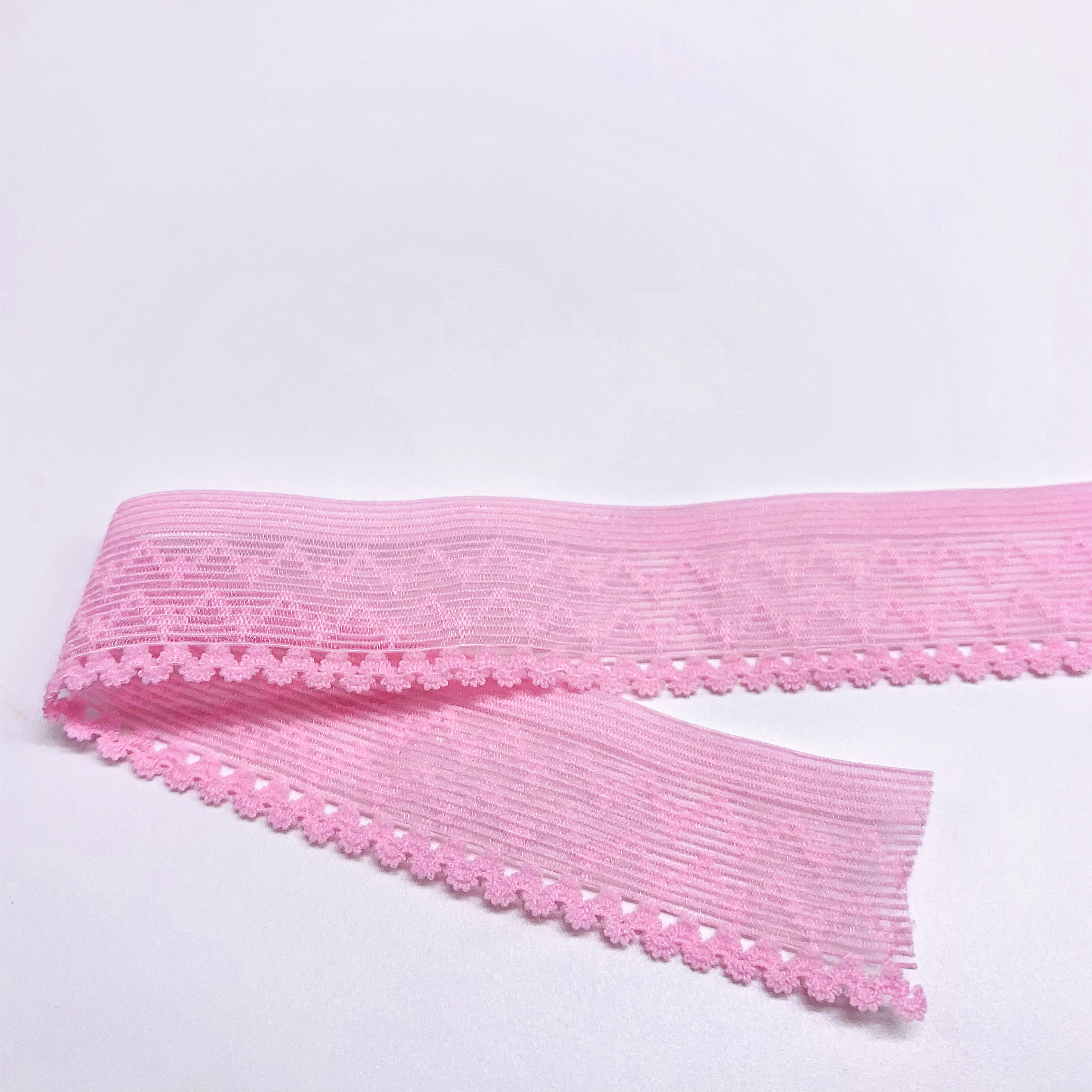 Knitted Elastic Lace Trims Nylon Elastic Band Webbing For Clothing Underwear Bra Panties