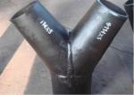 A106b 30° Y Shaped Oblique Pipe Fittings Tees Special Shaped