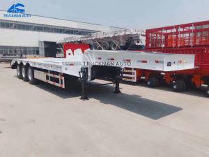 Wholesale Automatic Welding FUWA Axle 50T Low Bed Semi Trailer from china suppliers