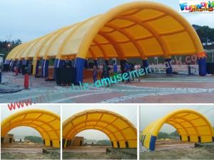 Wholesale Waterproof Air Tight Inflatable Party Tent For Wedding Exhibition Yellow from china suppliers
