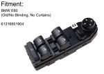 520i 530d BMW Power Window Switch Genuine Driver Side 61316951904